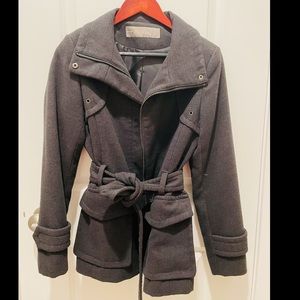 Zara basic coat with belt
